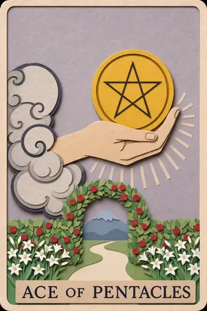 Ace of Pentacles card