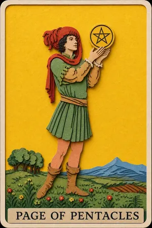 Page of Pentacles card