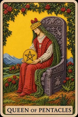 Queen of Pentacles card