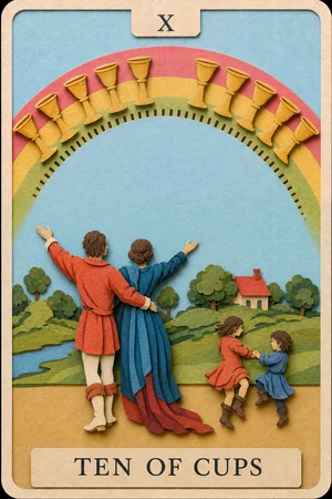 Ten of Cups card