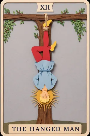 The Hanged Man card
