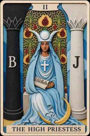 The High Priestess card