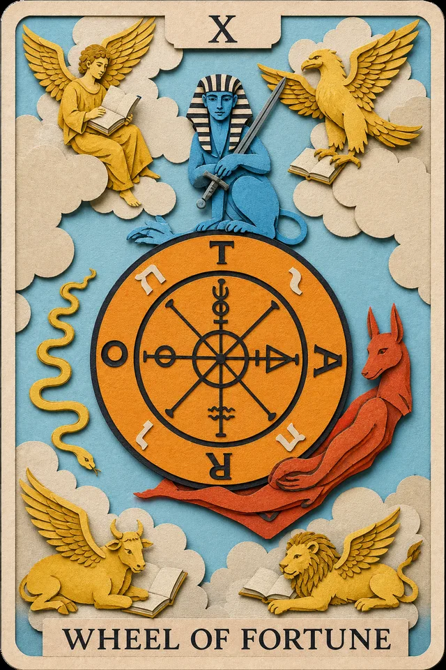 Wheel of Fortune card, upright